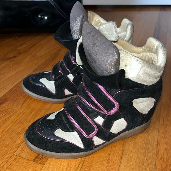 Isabel Marat Beckett bekett platform sneaker wedges RARE COLORWAY - Picture 2 of 5